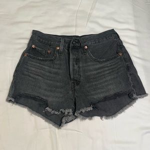 NWT Vintage Levi’s Denim Shorts 501 Original Womens Black 26